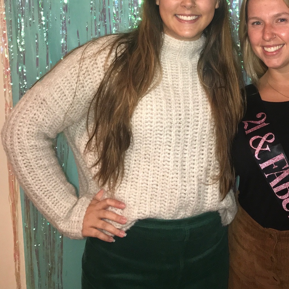 Cream sweater